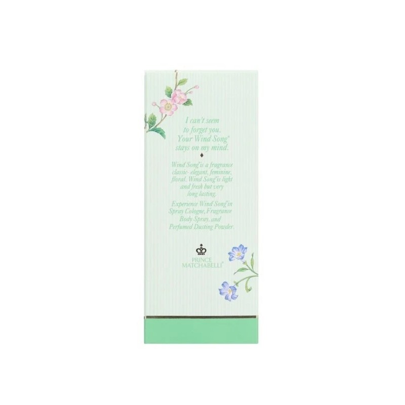Prince Matchabelli WIND SONG Gift Set 2.6 Fl oz Cologne