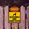 Xoloitzcuintle Xolo Sign Danger Security System Door Sign Dog Warning