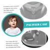 ORFOFE 6 Pcs Boxes Heart Shape Pacifier Cases Durable Storage