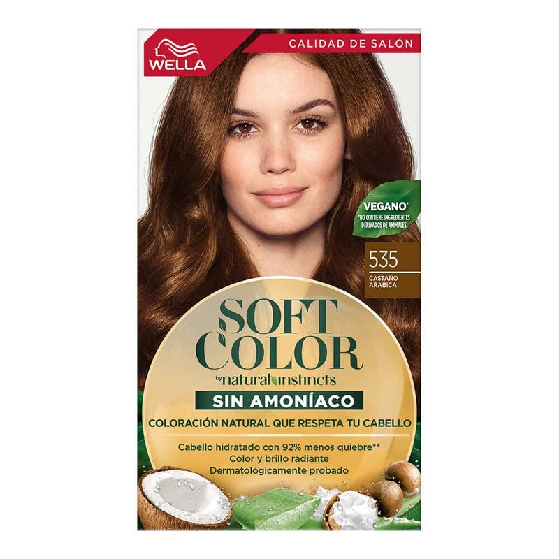 Soft Color Tinte Semi Permanente 535 Castaño Arabica