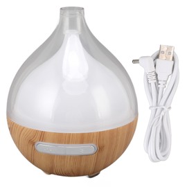 Wood Grain Humidifier USB Power Supply Aromatherapy Diffuser with Night Light for Home 80ml