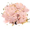 Round Tissue Paper Table Confetti Dots Rose Gold Pink Confetti
