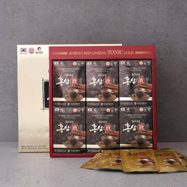 Red ginseng extract gold 30 packets 100% red ginseng extract paper gift packaging / 홍삼액 골드 30포 홍삼추출액 100% 종이 선물포장