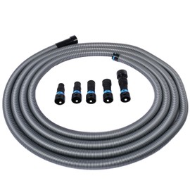 Cen-Tec Systems 94731 Quick Click 30 Ft. Hose for Home and Shop Vacuums with Expanded Multi-Brand Power Tool Adapter Set for Dust Collection