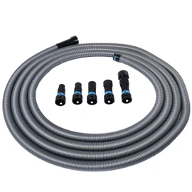 Cen-Tec Systems 94731 Quick Click 30 Ft. Hose for Home and Shop Vacuums with Expanded Multi-Brand Power Tool Adapter Set for Dust Collection