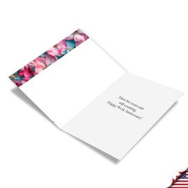 NobleWorks 5th Anniversary Work Milestone Greeting Card (Co-Worker) with 5 x 7 Inch Envelope (1 Card) 5 Year Time Count C9435AWG