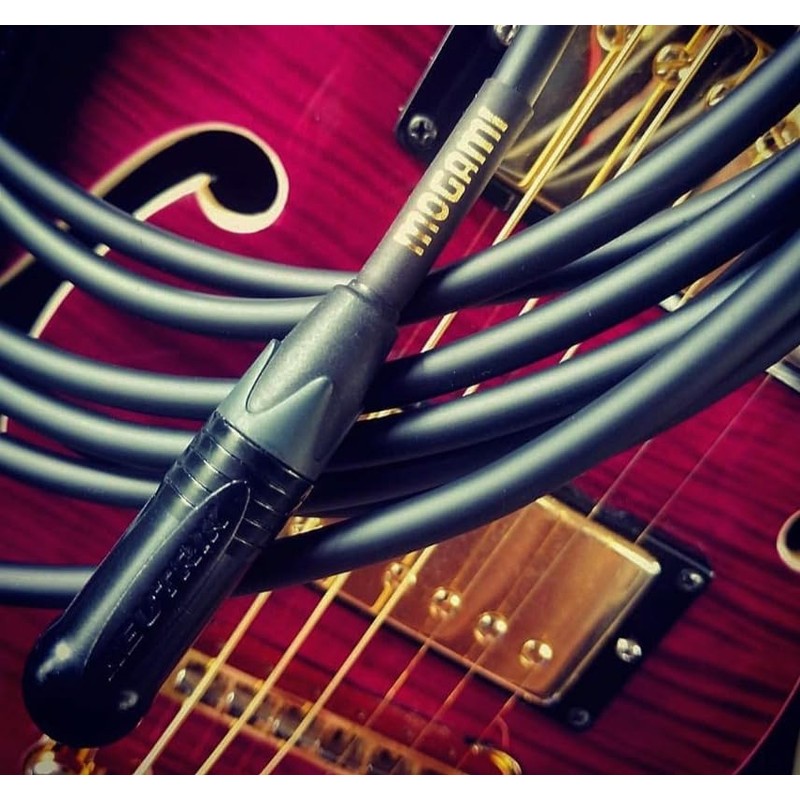 Cable Mogami Gold INSTRUMENT-06R para instrumento de guitarra, clavijas macho