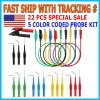 Frentaly 22Pcs Automotive Back Probe Kit Multimeter Test Leads Alligator