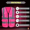 Pink high vis jacket high viz Class 2 hi vis