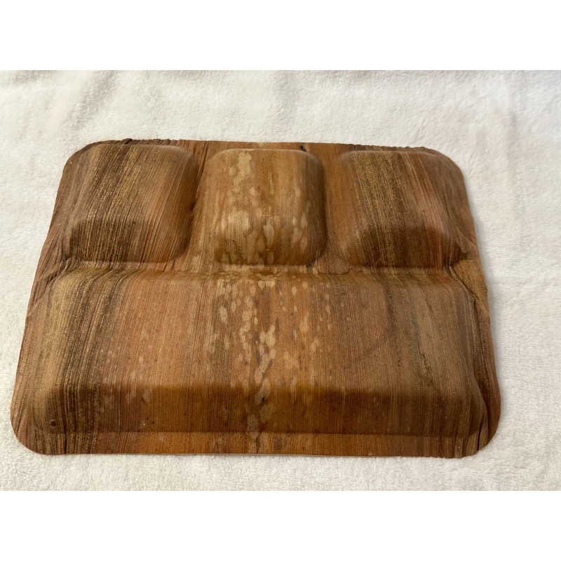 (25) Biodegradable Disposable Bamboo Plates Trays Made from Palm Leaves