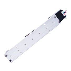FUYU FSK30 Mini Linear Rail Small Slide Guide CNC Screw Lead Motion Table Motorized Nema 14 Stepper Motor[250mm Stroke Work Size]