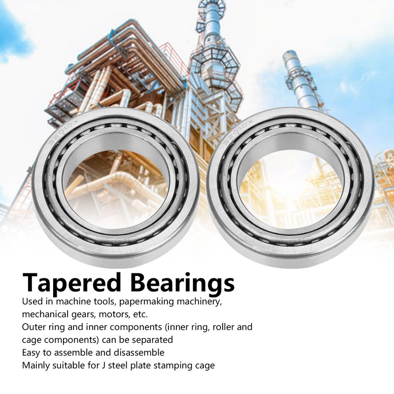 2Pcs Tapered Roller Bearing Set for Agricultural Machinery Textile Machine