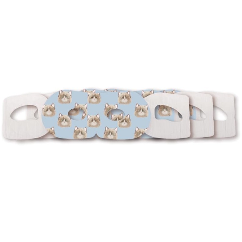Honyarado RLK38808 Animal Warm Eye Mask, Cat 3P