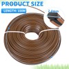 SWAWIS Trimmer Line 2.4 mm x 100 m Brush Cutter