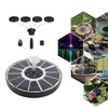 Solar Fountain Light with 8 Nozzles 3.5W 900mAh Colorful Powerful
