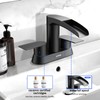 Bathroom Sink Faucet for 3 Hole, Hurran 4 Inch Bathroom
