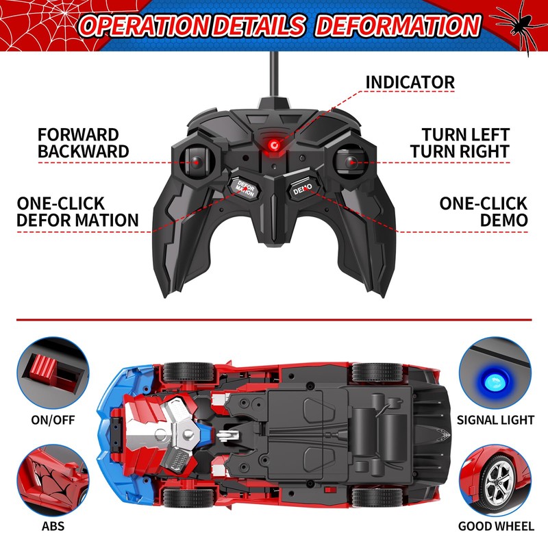 Aiqi Transformer Remote Controlled Car