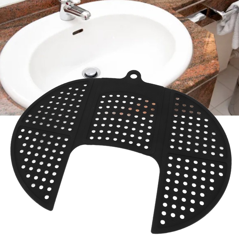 Sink Topper Foldable Sink Cover Silicone Compartments Design Easy To