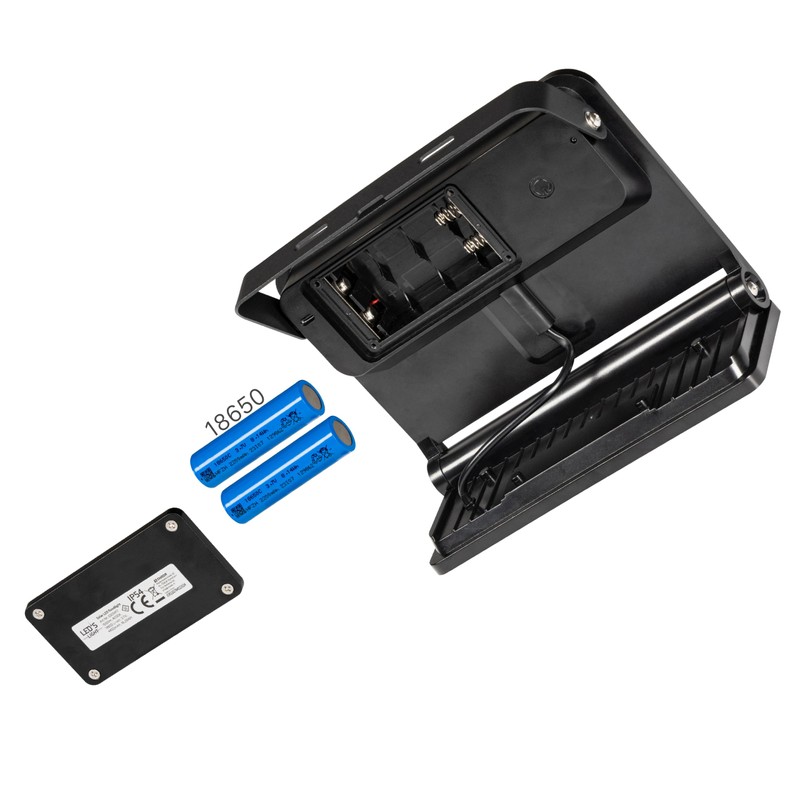 LED's light 0300417 Solar LED Spotlight 12 W Black Motion