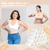 Pack of 20 Bra Sweat Pads, Layered Washable Rectangular Cotton