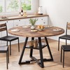 Jocoevol Round Dining Table for 4,Kitchen Dining Room Circle Dinner