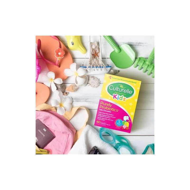 Culturelle Kids Probioticos Para Niños Con 60 Tabs Hecho Usa