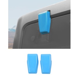 2PCS Blue Rear Window Hinge Cover Liftgate Glass Hinge Cover Left Hinge Covers Trim fit for Jeep Wrangler JK JKU 2007-2018 (Right & Left)