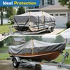 Fuprosico Pontoon Cover Support Poles with Ring Sandbag Much More