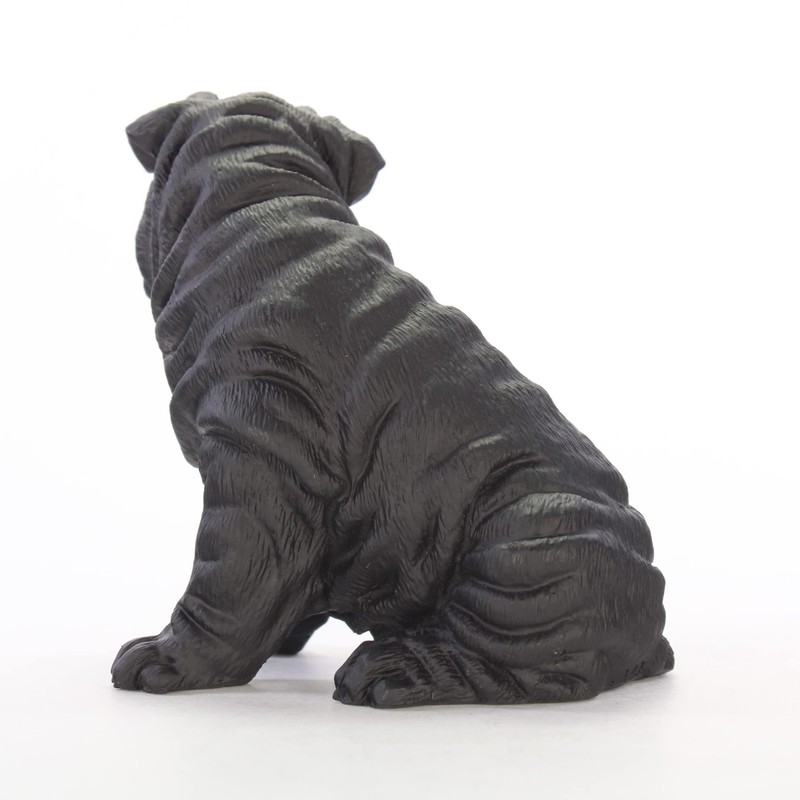 Conversation Concepts Shar Pei, Black Original Dog Figurine (4in-5in)