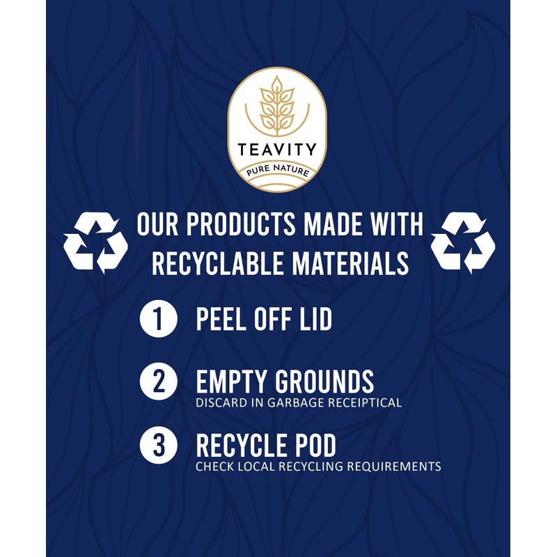 Organic Tea Pods with Moringa, Pepeppermint, Holy Basil & Turmeric