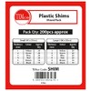 TIMCO Assorted Shims - Assorted Colours - Colourful spacers, shims,