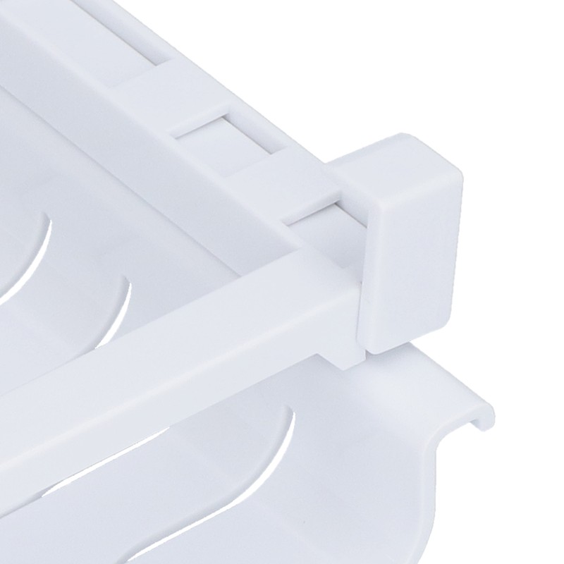 Refrigerator Storage Rack Fridge Drawer Hanging Rack Retractable Storage Organizer