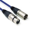 Keepdrum 001XXBL 10 m Blue Microphone Cable XLR Female/XLR Male
