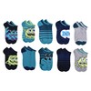 Monster's Inc. Paquete de 10 calcetines para niños, marino, 4-6