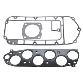 ZONFANT Intake Plenum Gaskets Set Upper Compatible with Honda Acura Vehicle 2003-2010 Accord Odyssey, 2003-2006 TL, Replace#MS96410