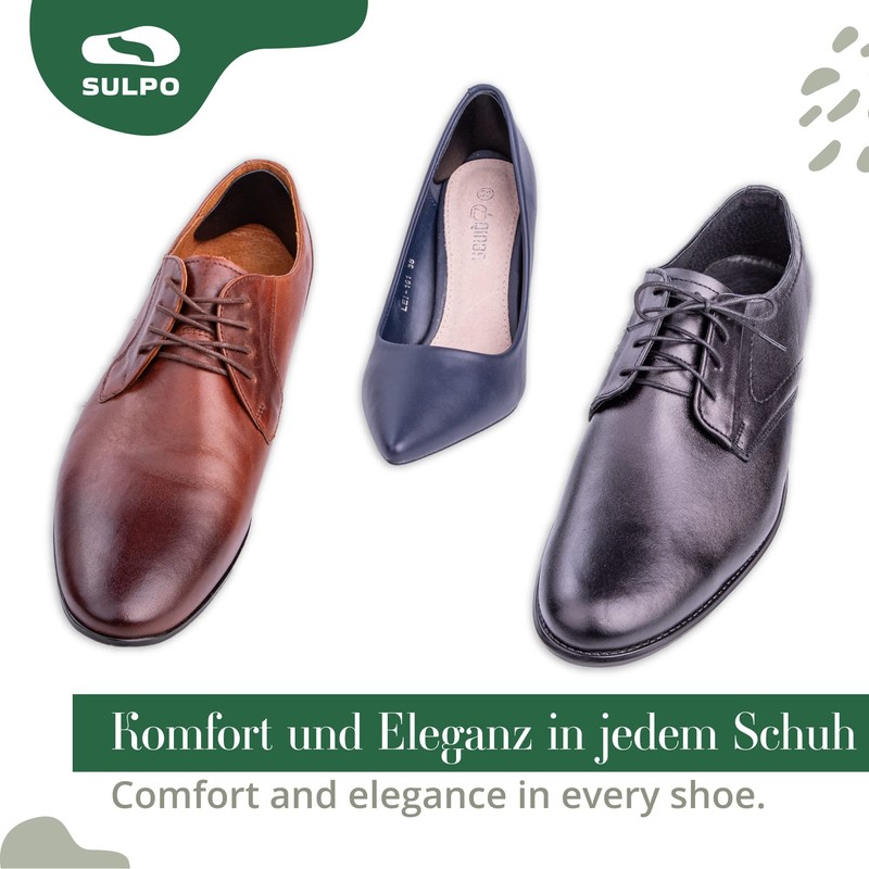 Omniskus 4 Pairs Leather Heel Protector Heel Support Heel Cushion