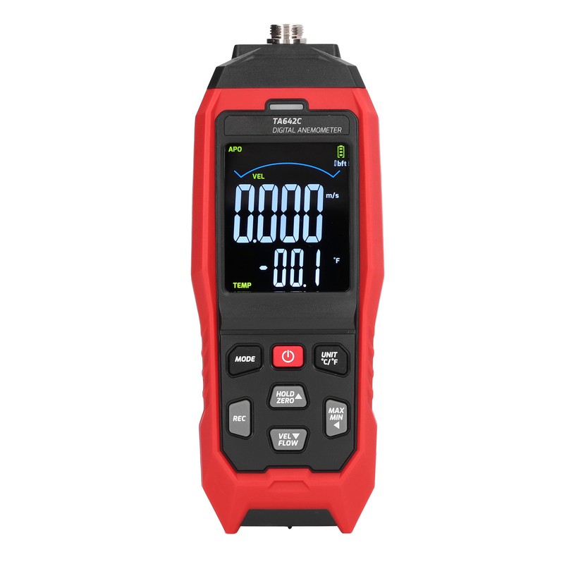 Portable Digital Anemometer Handheld Air Flow Velocity Tester Wind Speed