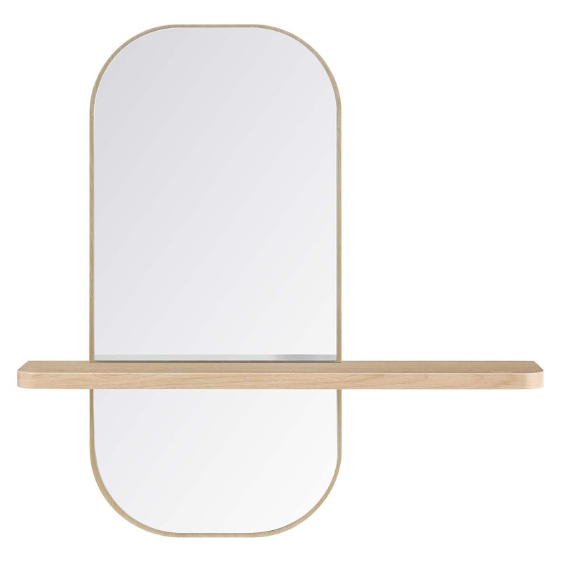 Modway EEI-6349-OAK Solstice Mirror, Oak