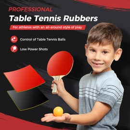 Coherny Red/Black PingPong Rubber Sponge 2.2mm Table Tennis Bat Replacement Rubbers Sheet Table Tennis Accessories 2pcs/Set