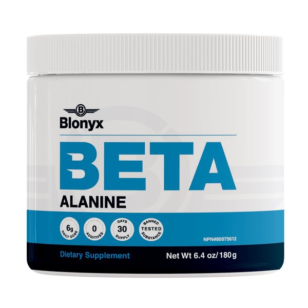 Blonyx Beta Alanine - Promotes Endurance Performance and Work Capacity - 30-Day Supply