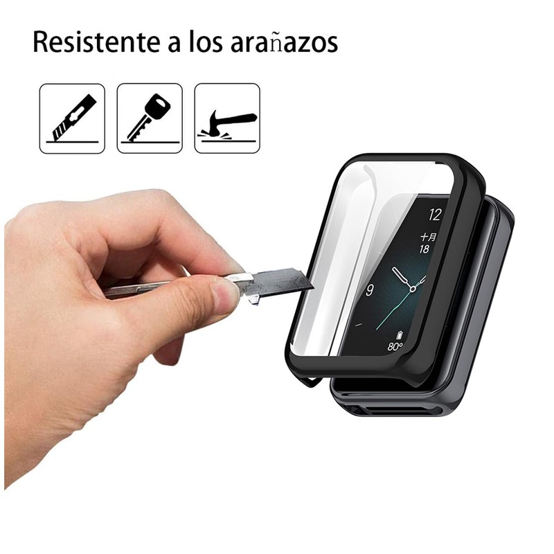 QWYJ Funda for Honor Band 9 Case Protector de Pantalla,