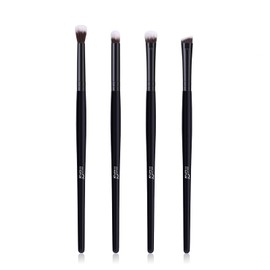 MSQ Set of 4 Eye Brush Set Makeup Eyeshadow Brush Set Makeup Blender Brush Eye Brush Sets Blending Brush Eye Brush Set Makeup Brush Set Eyeshadow Brush Black