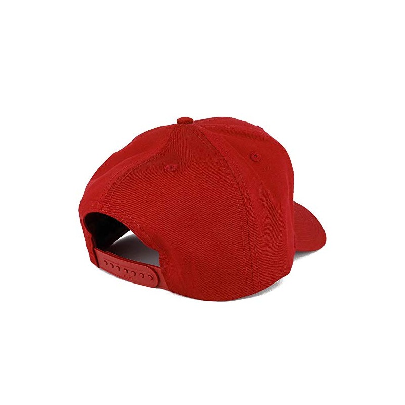 Ajustable Color Sólido poliéster, algodón, lisa en blanco Snapback Gorra