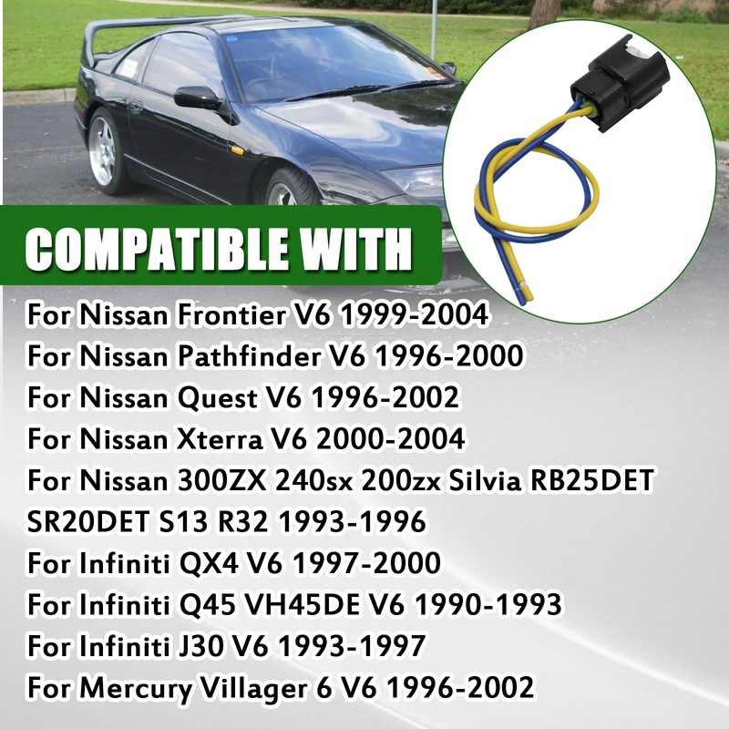 6 Pcs Wires Fuel Injector Nozzle Connector Wiring Harness Pigtail