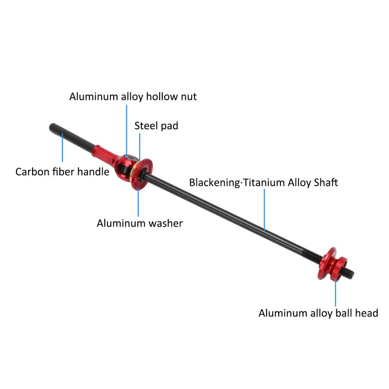 RISK 1 Pair MTB Bicycle Hub Quick Release Poles Bike