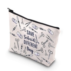 TSOTMO Surgical Technologist Cosmetic Bag Surgical Technologist Assistant Gift Surgery Team Zipper Pouch Bag Operating Room (SAME DIFFERENT)