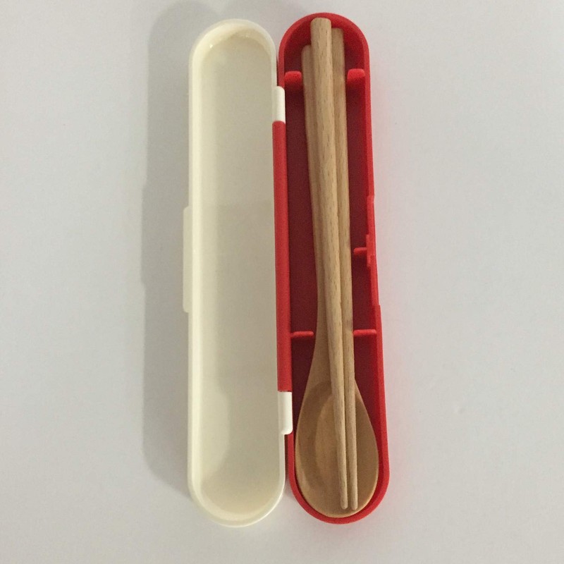 Nakano MM-520 Potter Happy Cat Chopsticks & Spoon Combo Set,
