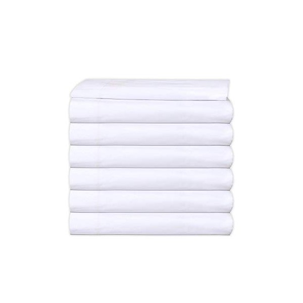 GOLD TEXTILES Pack of 6 Fitted Sheet Polycotton T200, Soft