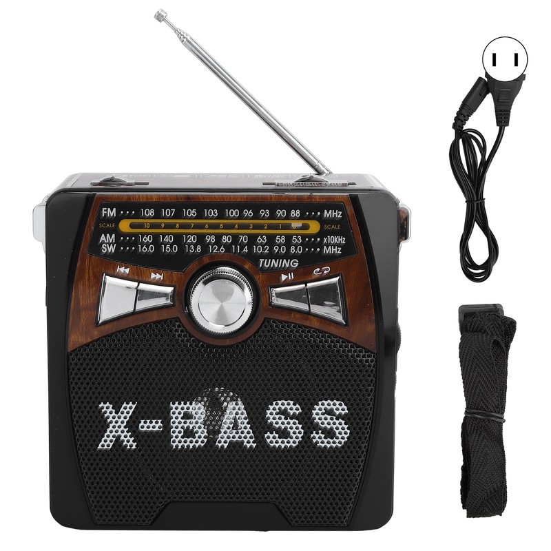 FM AM SW Radio USB FullWave Band Portable Radio Player