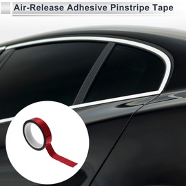 RATCHROLL 1 Roll Universal Air-Release Adhesive Pinstripe Tape Reflective Automotive Pinstriping Tape Red 0.87"x164.04ft